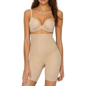 Brand New Miracle suit Women's Size 2XL Beige High Waist Thigh Slimmer Shapewear